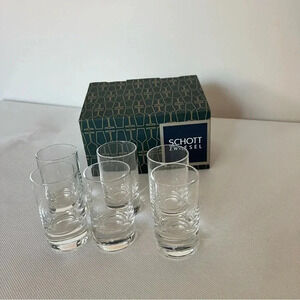 Schott Zwiesel Set of 6 Glas Shot Paris Collection Tritan Crear Glass 1.4 OZ